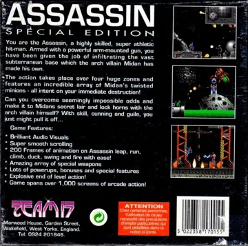 Assassin - Special Edition_Disk1 box cover back